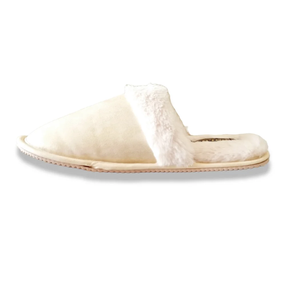 Polo Ralph Laurens Summit Scuff II Slippers in Gold Metallic w/ Cream - Picture 10 of 14
